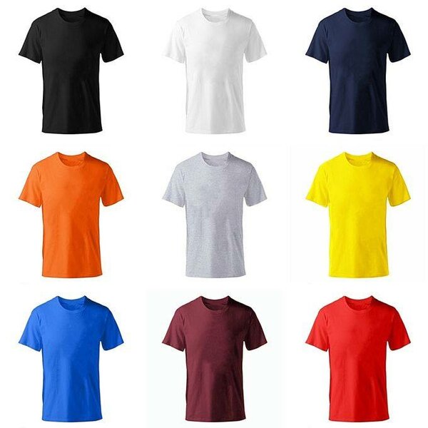 T-shirts colorés en coton