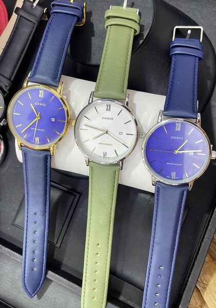 Casio leather watches