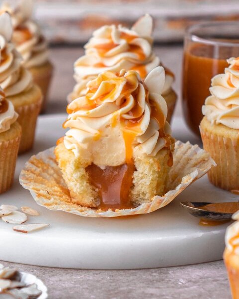 Cupcakes caramel beurre salé