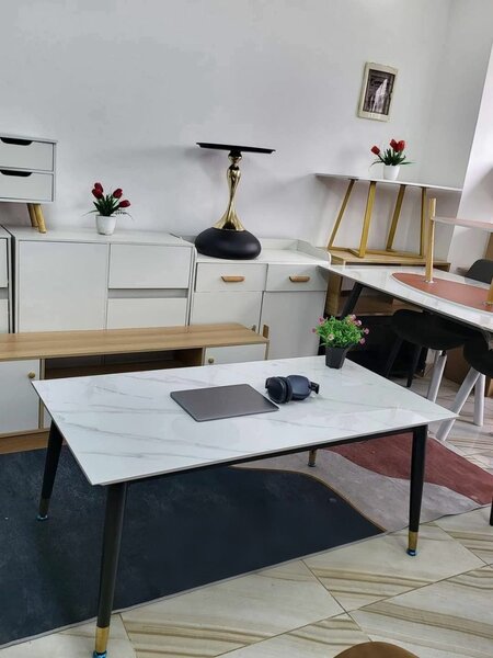 Table centrale marbré