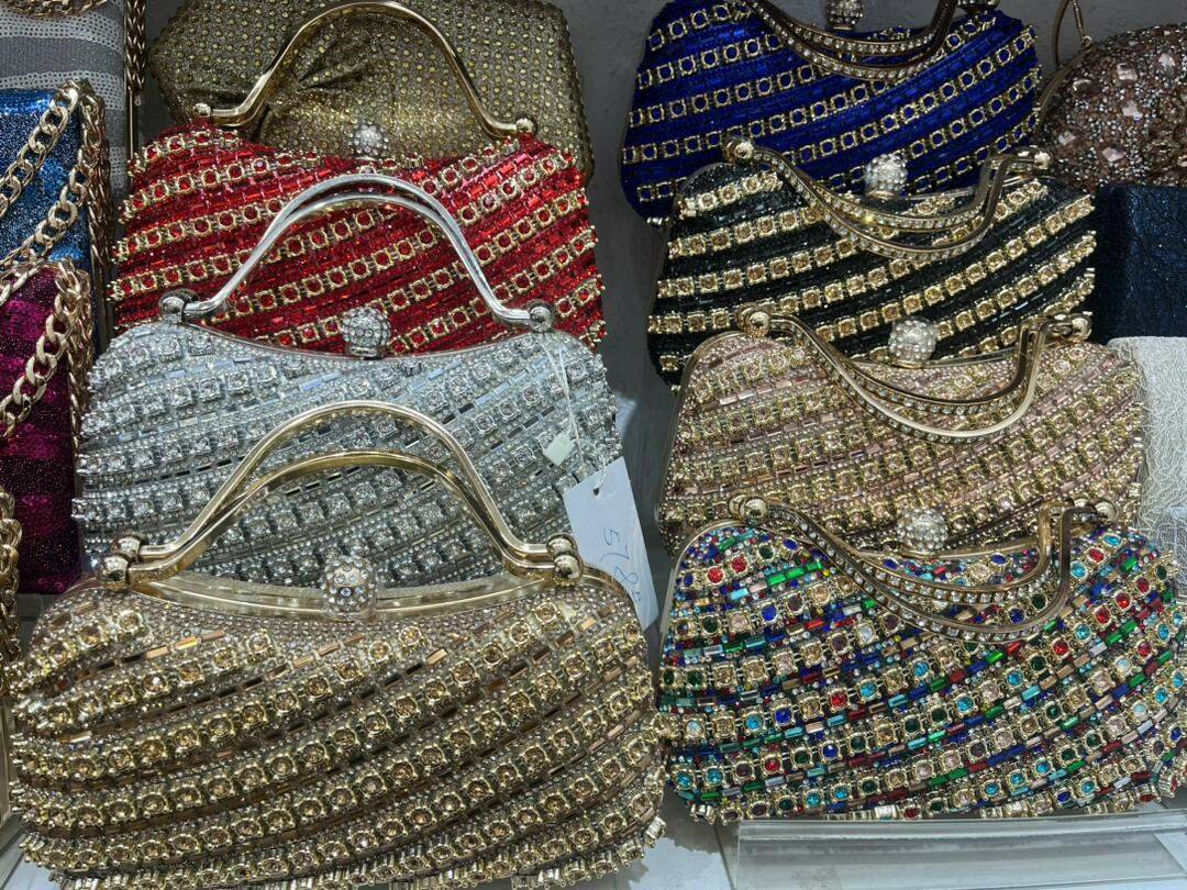 Gold handbag Clutch