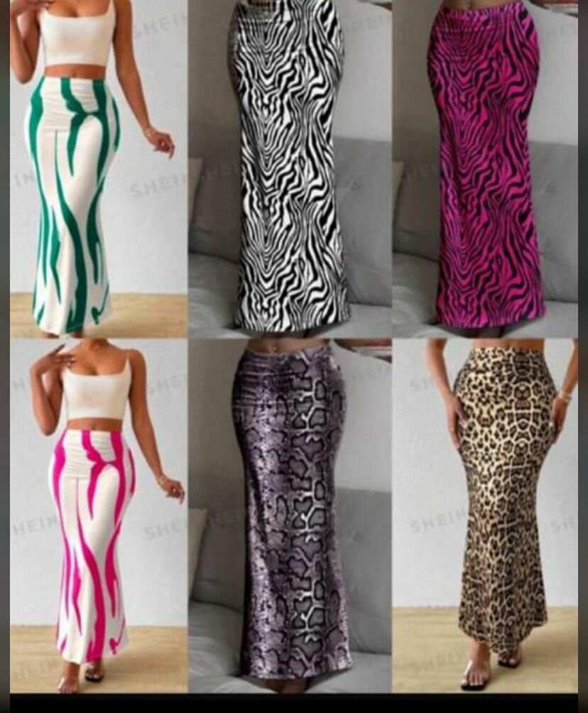 Jupes longues imprimées femme