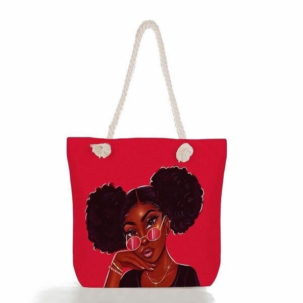 Sac fourre-tout imprimé chic