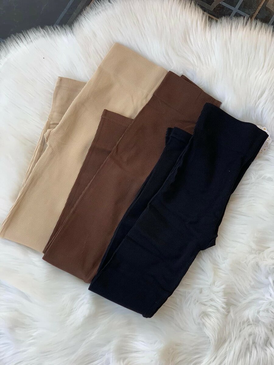 Ribbed leggings