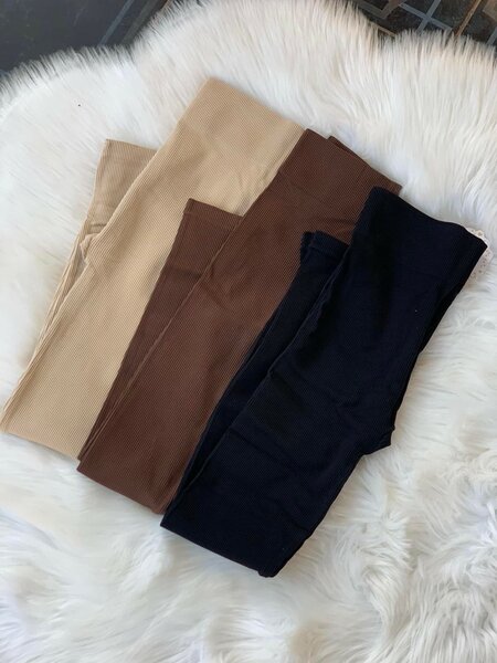Ribbed leggings