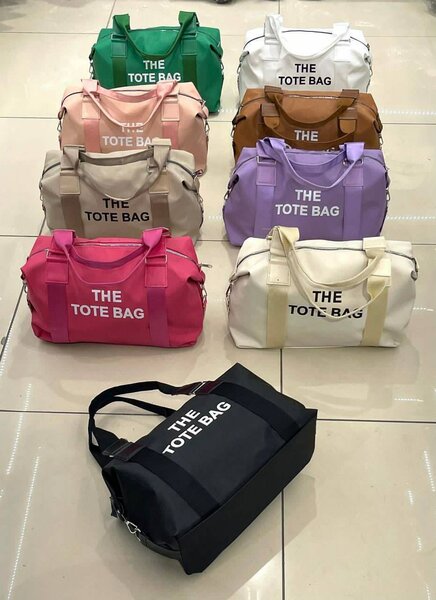 Sac cabas en toile coloré