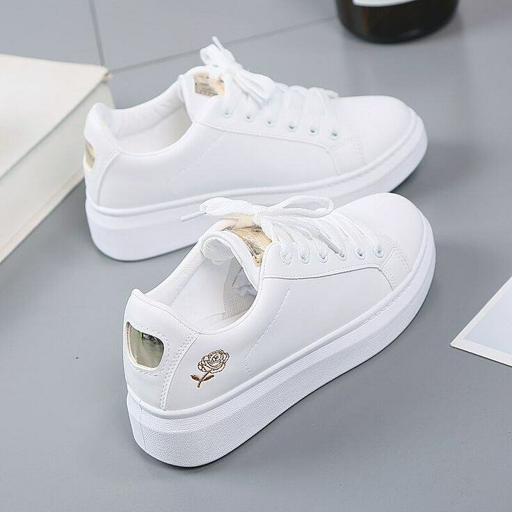 Baskets blanches femme tendance