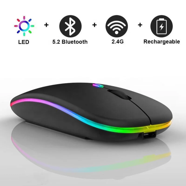Souris Bluetooth Rechargeable LED