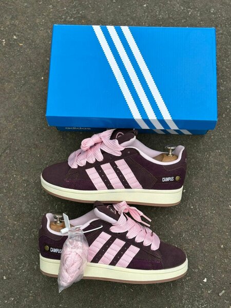 Baskets Campus violet et rose