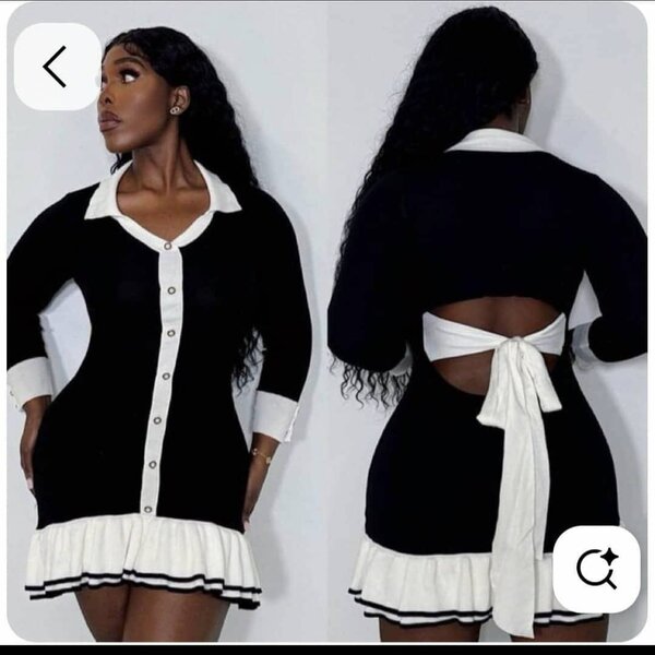 Robe élégante à manches longues