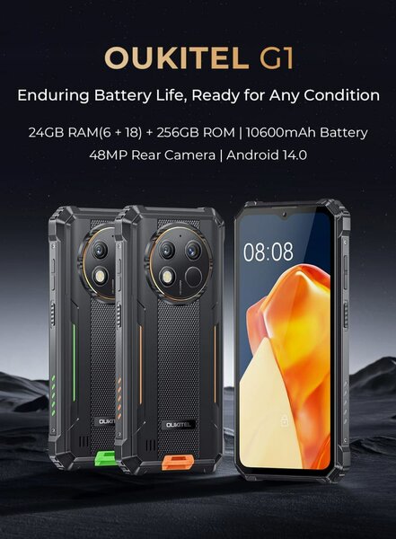 Oukitel G1 24/256  10.000mah