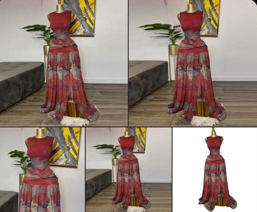 Robe longue élégante femme