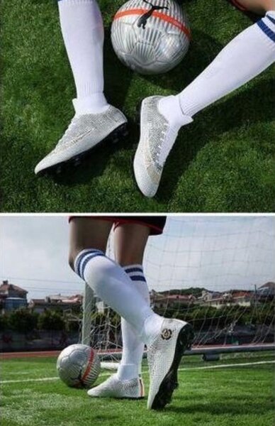 Men's High-top Football Shoes Soccer Boots Sneakers
