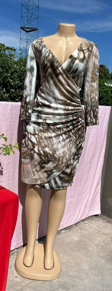 robe évasée-beige