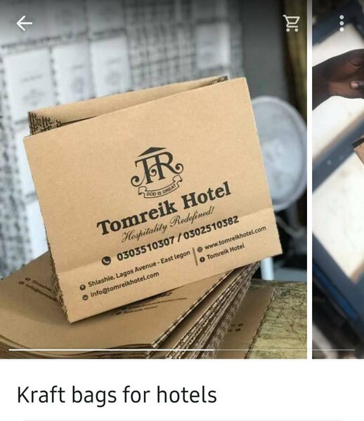 Kraft paper bags