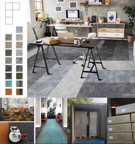 Woolen Carpet Tiles