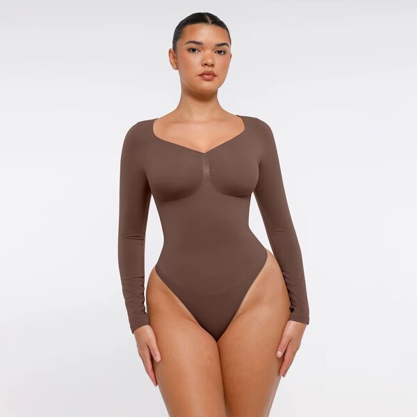 Body à manches longues pour femme