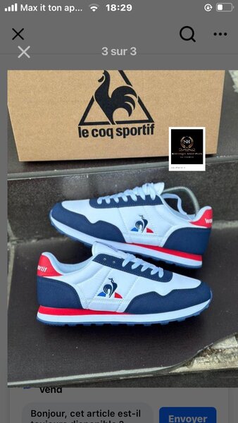 Basket COQ sportif authentique avec sa boîte