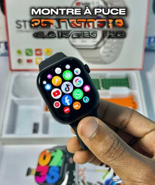Montre connectée avec puce