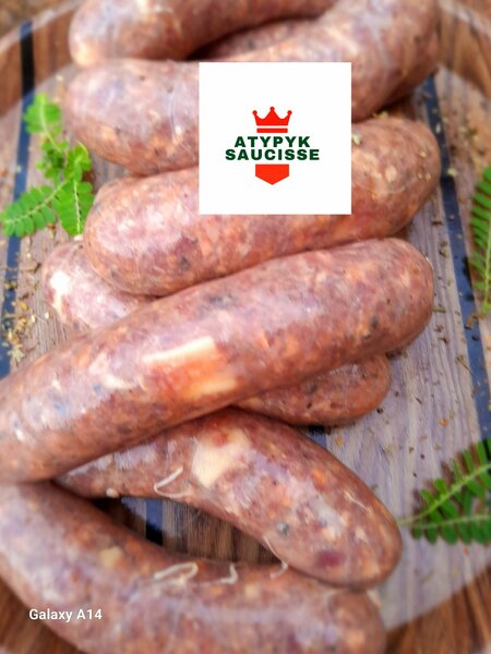 Saucisses fromagère de boeuf