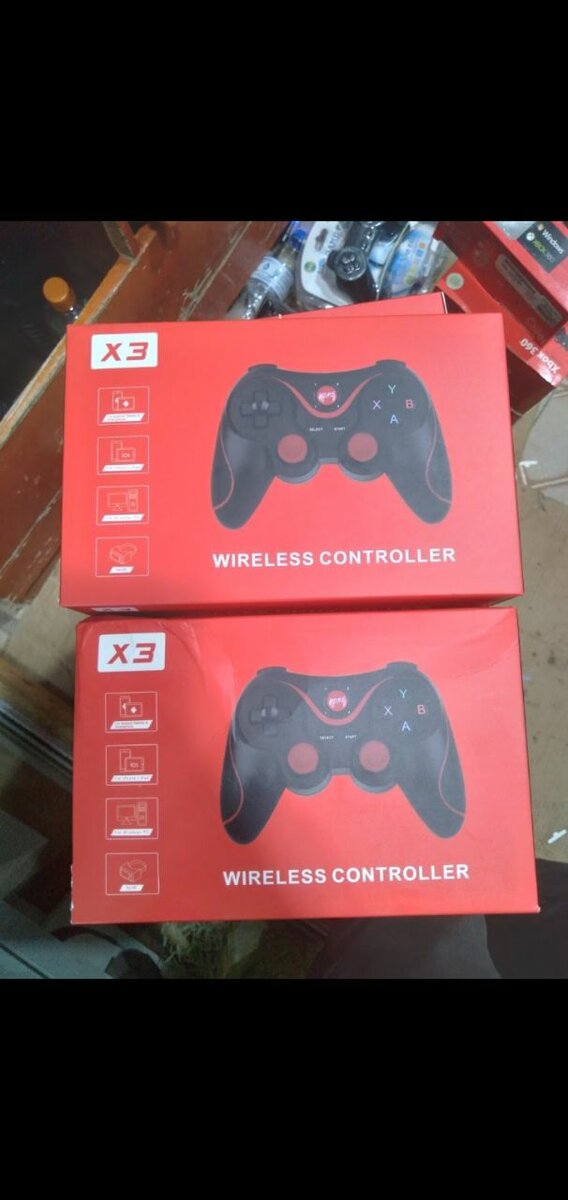 Manette de téléphone x3