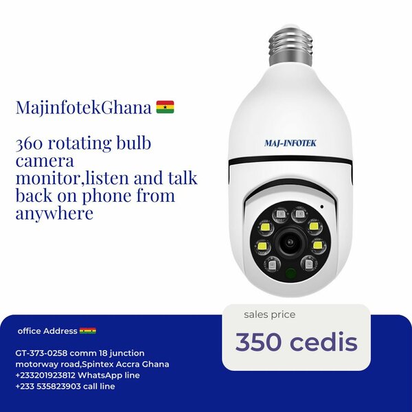 Bulb cctv cameras