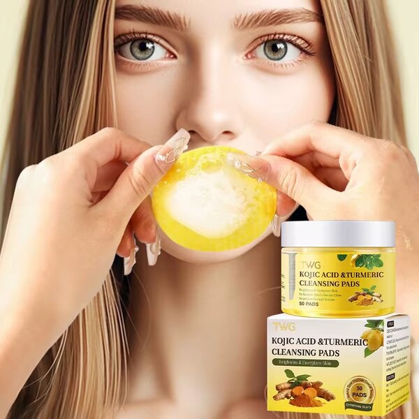 Pads Nettoyants à l'Acide Kojique et Curcuma