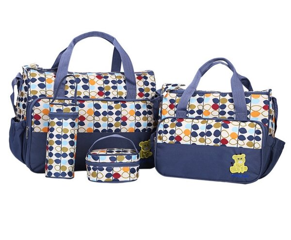 5 pieces multifunctional baby bags