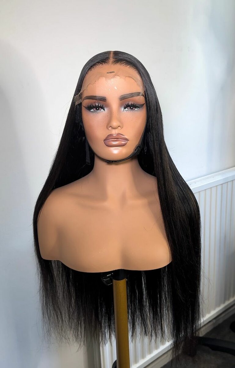26" 5x5 Closure Silky Straight