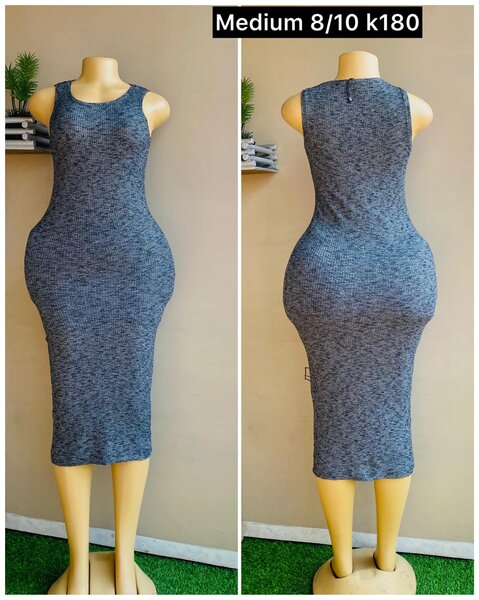blue dress
