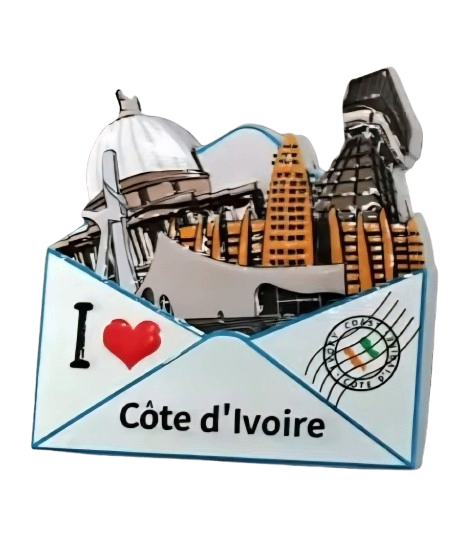 Magnet souvenir Côte d'Ivoire