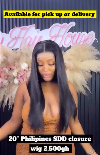 wig brunette long