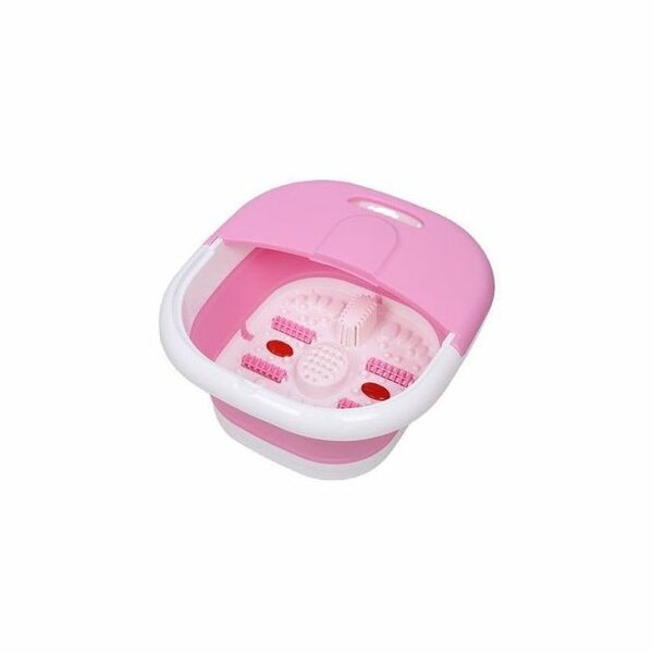 Spa Masseur à Rouleaux De Bain De Pieds -Rose