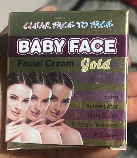 Baby face cream