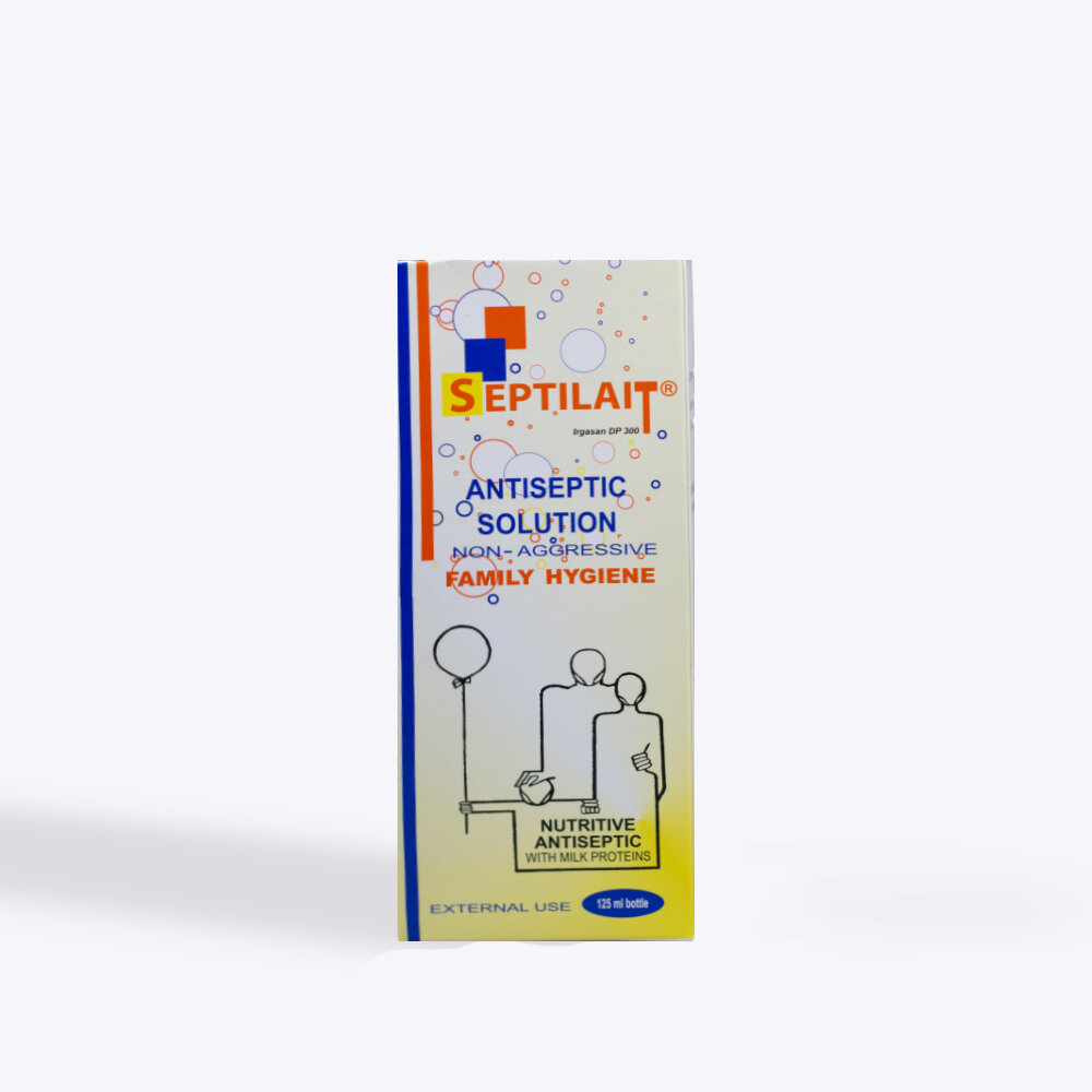 Solution antiseptique doux Septilait