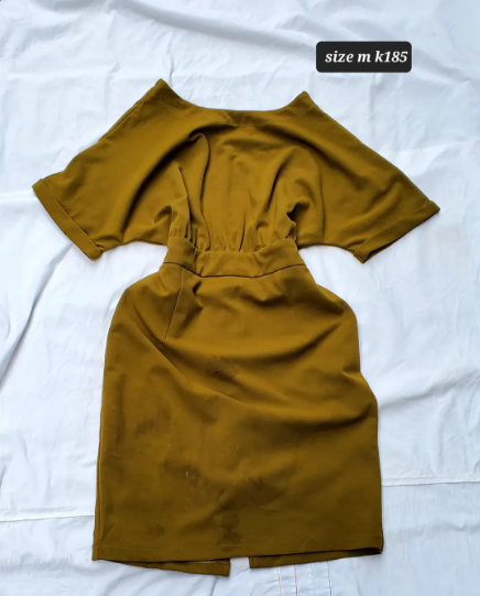 brown dress