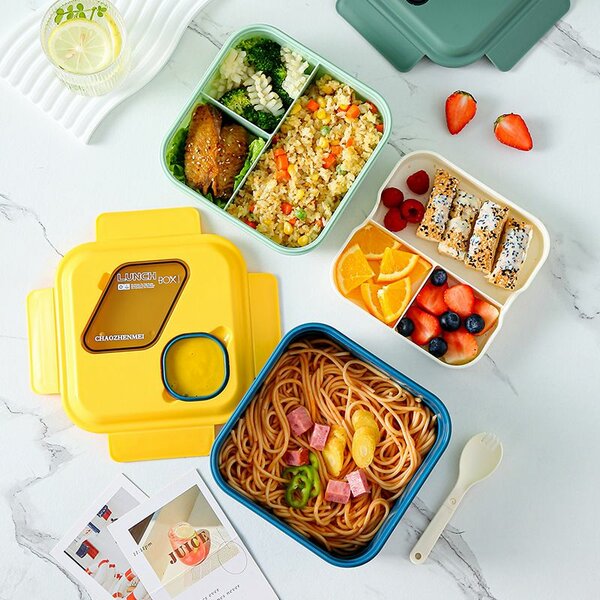 Lunch box with spoon