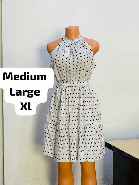 Halter neck floral dress