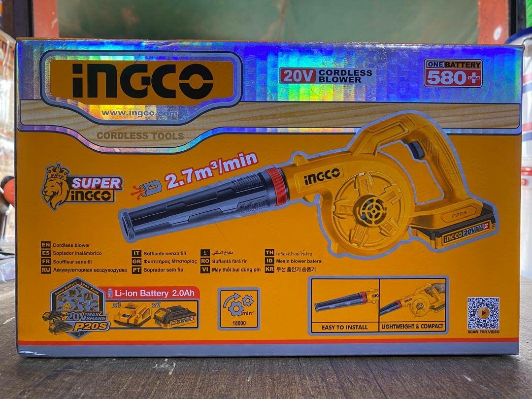 Souffleur sans fil INGCO 20V