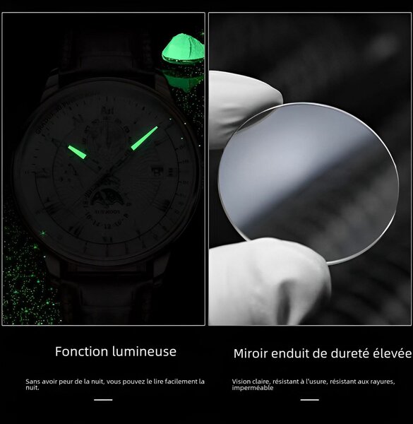 Montre étanche luxe 50m