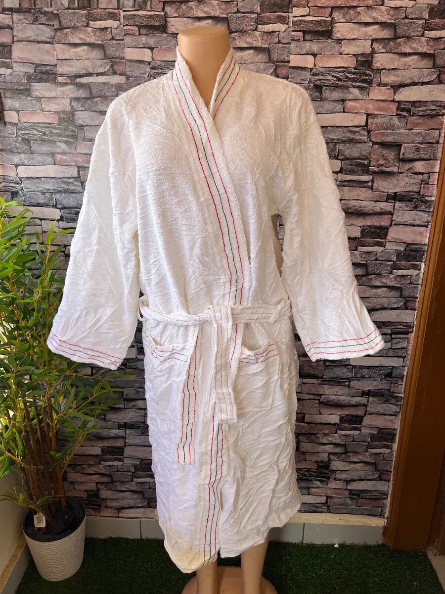 Peignoir en coton doux unisexe