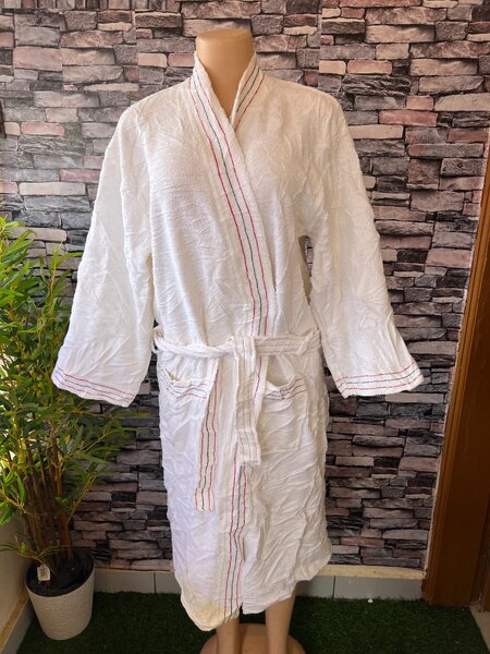 Peignoir en coton doux unisexe