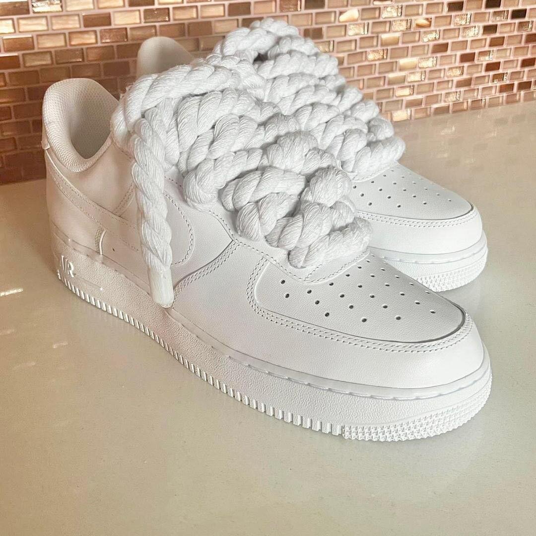 Air Force 1 big lace and normal lace