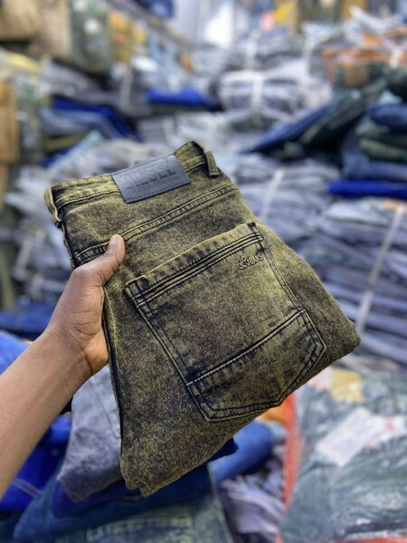 Men's plain jeans