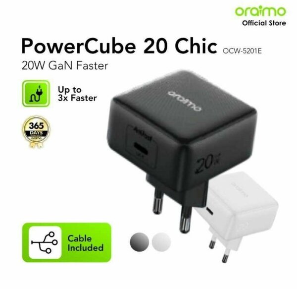 Chargeur Oraimo PowerCube 20W