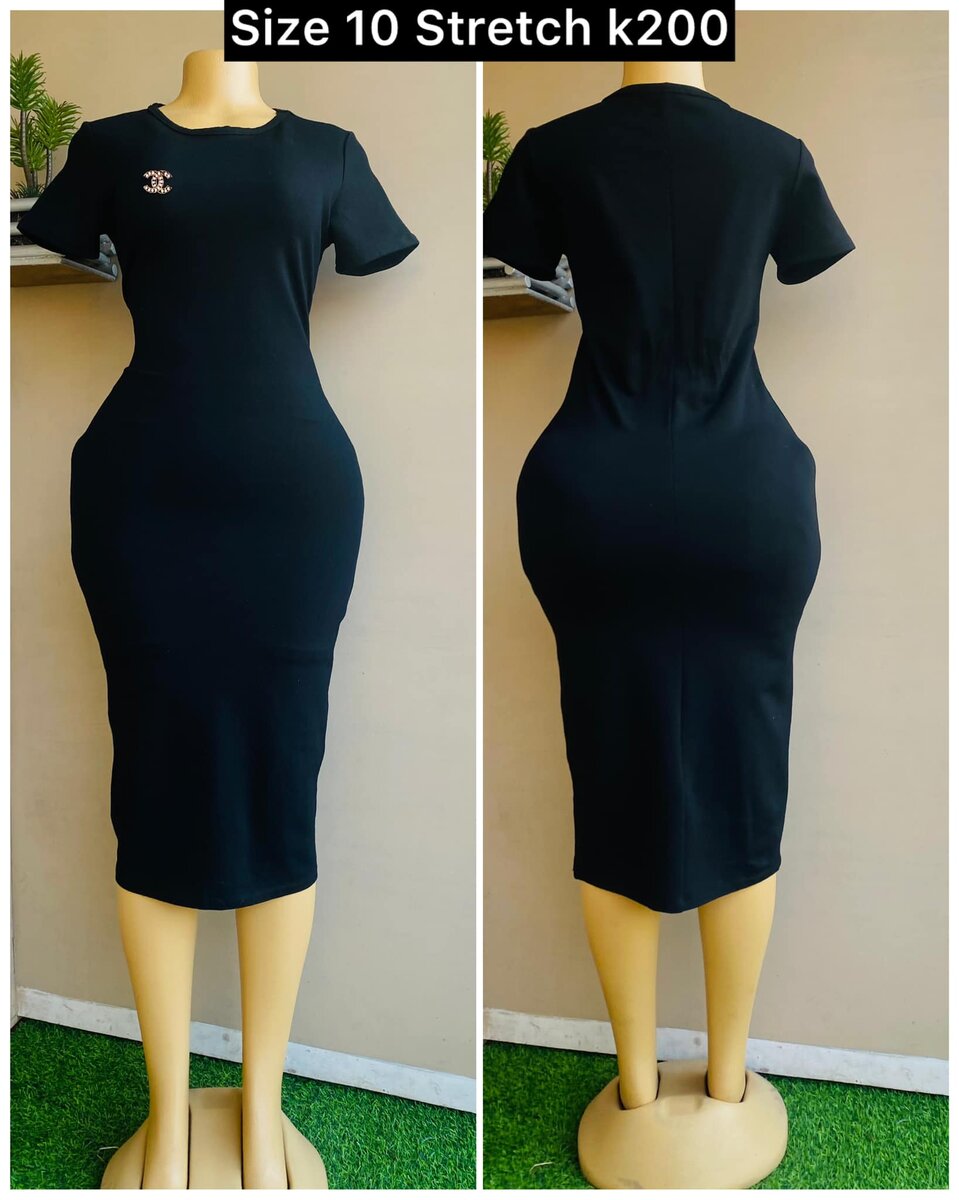 black dress