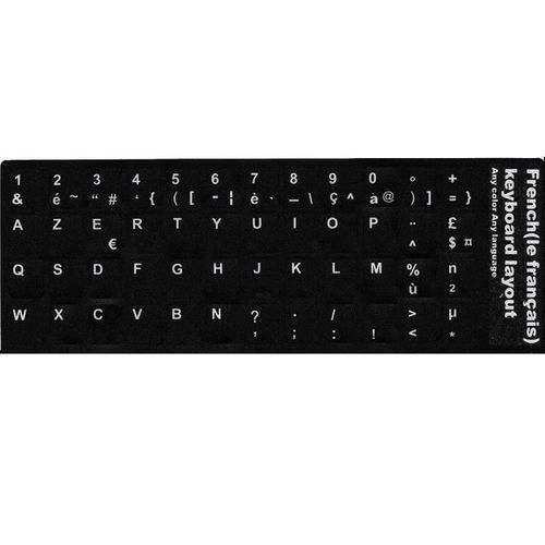 AUTOCOLLANT CLAVIER AZERTY
