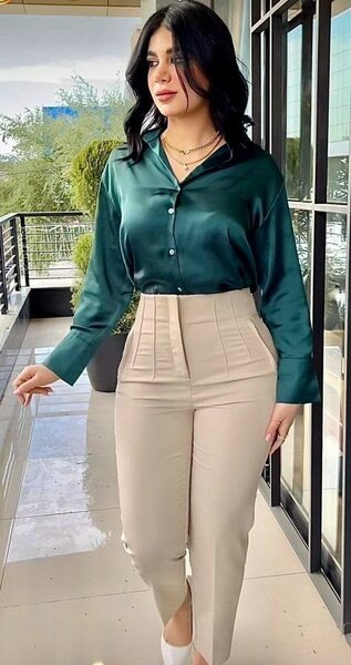 Pantalon Zara taille haute
