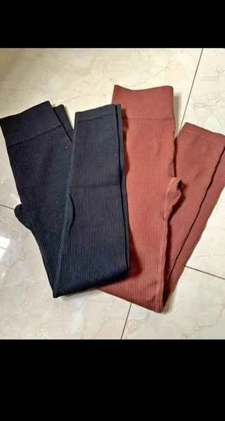 Ribbed leggings
