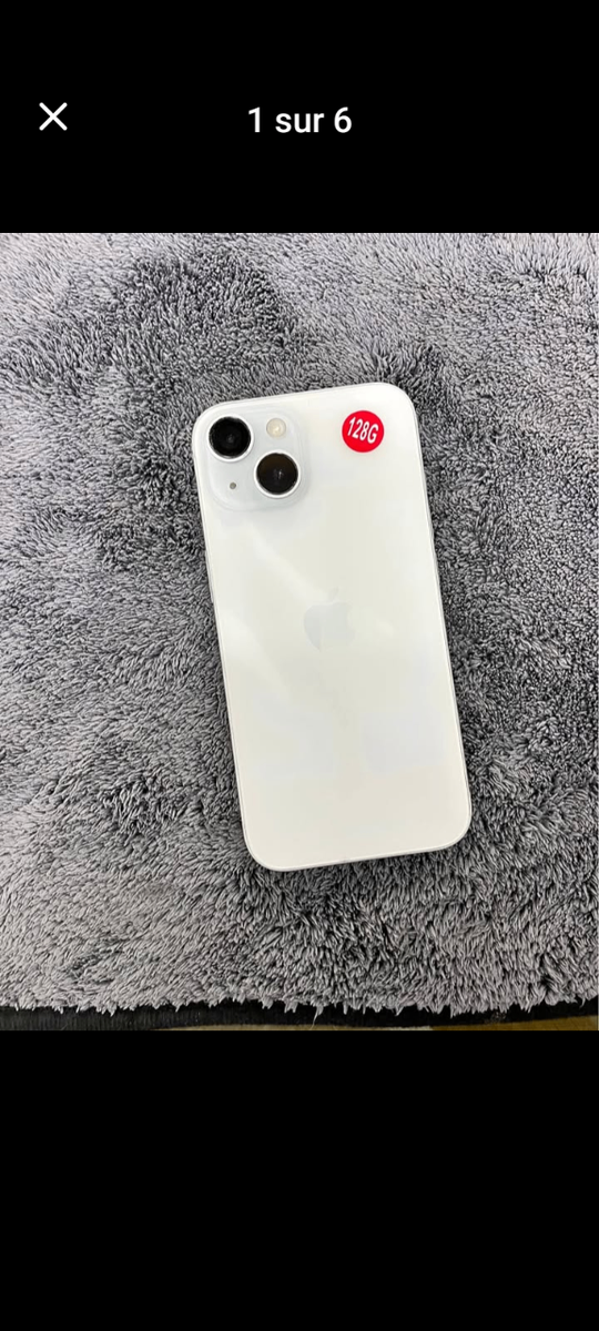 iPhone Blanc 128 Go Neuf